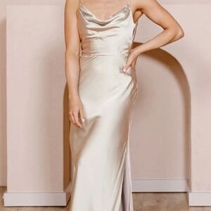Champagne Gold Nadia Dress